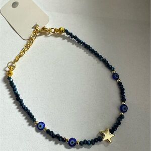 Star ⭐️ and evil eye 🧿 bracelet